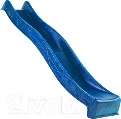 Скат для горки KBT Tsuri HDPE / 402.015.004.001 (с подключением к воде, синий) - фото 1 - id-p225919552
