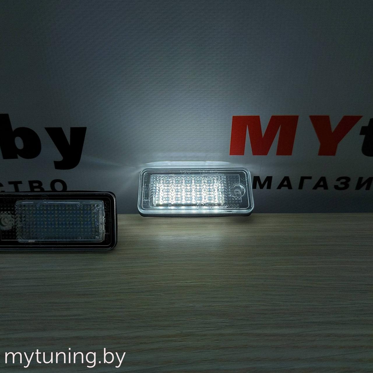 Подсветка номера LED для Audi A4 B6 - фото 7 - id-p226253850