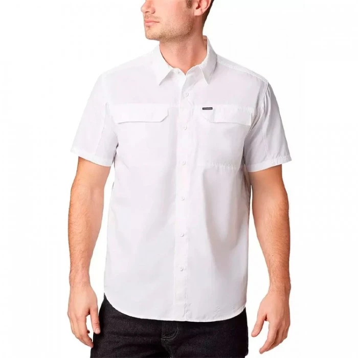 Рубашка мужская Columbia Silver Ridge 2.0 Short Sleeve белый 1838881-100 - фото 1 - id-p225984649