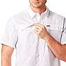 Рубашка мужская Columbia Silver Ridge 2.0 Short Sleeve белый 1838881-100, фото 2