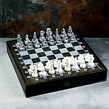 Шахматы "Север" 32шт/8см, в комплекте фигуры и доска, фото 5