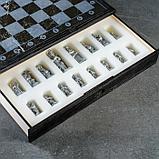Шахматы "Средневековье" 32 шт, в комплекте фигуры и доска, фото 3