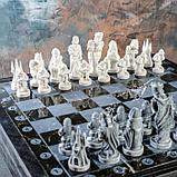 Шахматы "Средневековье" 32 шт, в комплекте фигуры и доска, фото 5