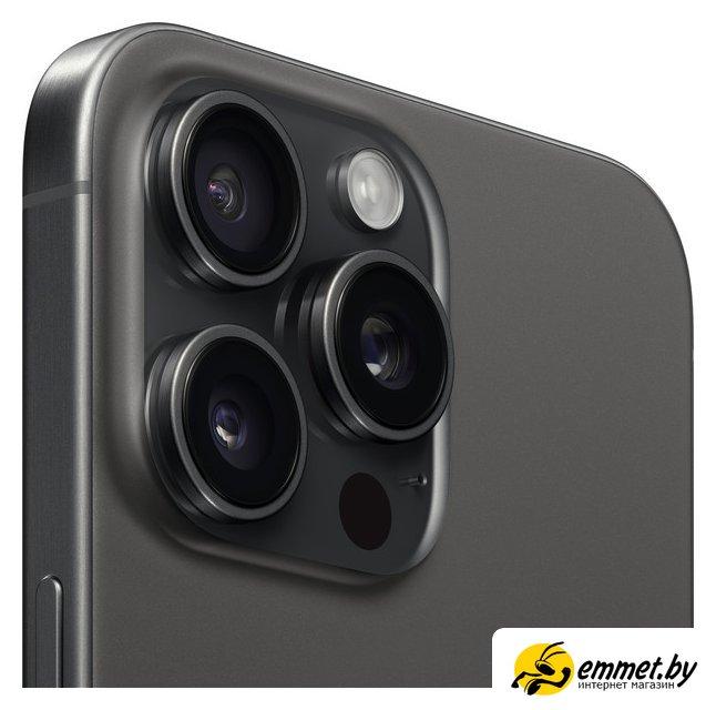 Смартфон Apple iPhone 15 Pro Max 1TB (черный титан) - фото 4 - id-p226255766