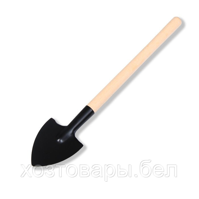 Набор садового инструмента, 3 предмета: грабли, 2 лопатки, длина 24 см, деревянные ручки - фото 2 - id-p226255735