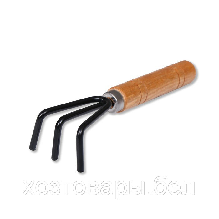 Набор садового инструмента, 3 предмета: рыхлитель, 2 совка, длина 20 см, деревянные МИКС ручки, Gree - фото 4 - id-p226255609