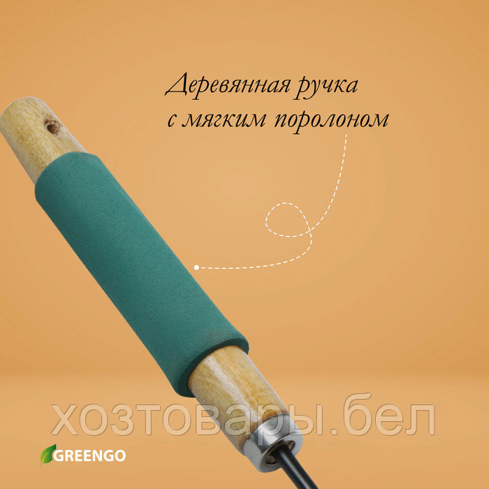 Корнеудалитель 32см, деревянная ручка с поролоном, Greengo - фото 5 - id-p226255618