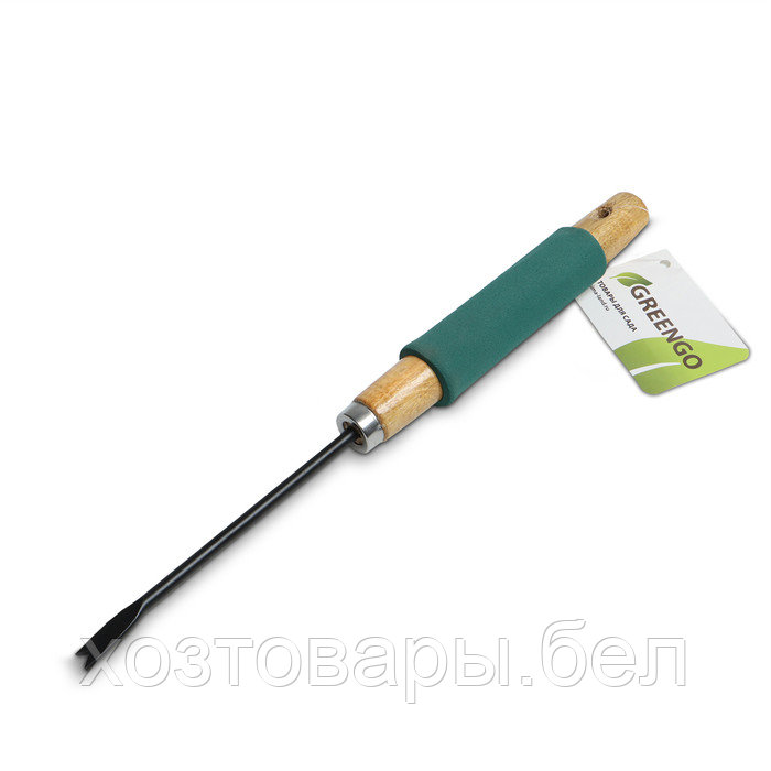 Корнеудалитель 32см, деревянная ручка с поролоном, Greengo - фото 8 - id-p226255618