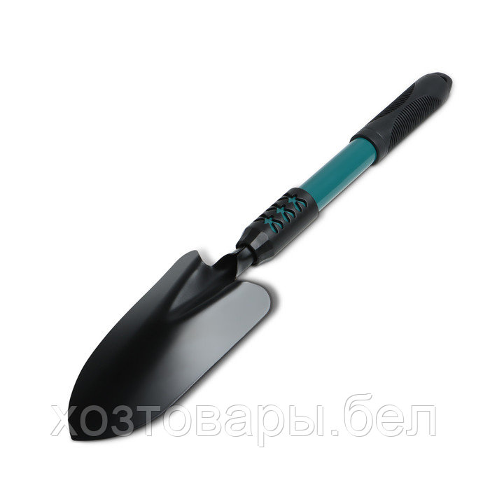 Совок посадочный 45см, ширина 8,5 см, металлическая рукоять с резиновой ручкой Greengo - фото 8 - id-p226255620