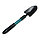 Совок посадочный 45см, ширина 8,5 см, металлическая рукоять с резиновой ручкой Greengo, фото 9