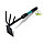 Мотыжка комбинированная 41см, металлическая рукоять с резиновой ручкой Greengo, фото 2