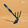 Мотыжка комбинированная 41см, металлическая рукоять с резиновой ручкой Greengo, фото 4