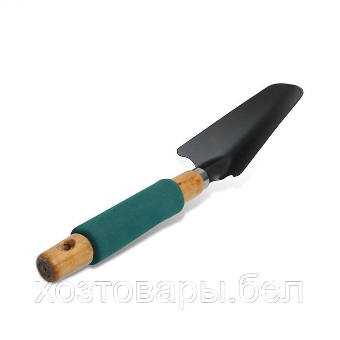 Совок посадочный 33,5см, ширина 6,5 см, деревянная ручка с поролоном Greengo - фото 9 - id-p226255623