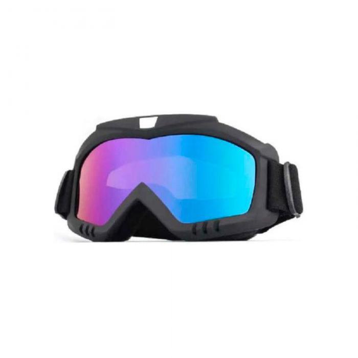 Очки-маска Nonstopika Ski Glasses Black-Blue SpGlasses3 - фото 1 - id-p226256141