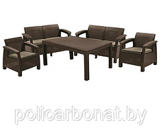 Комплект мебели Keter Corfu Fiesta, коричневый