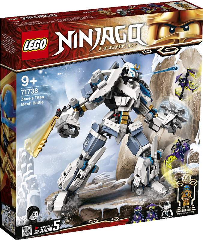 Lego Ninjago 71738 Битва с роботом Зейна - фото 1 - id-p226256682