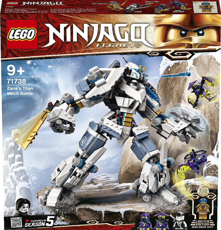 Lego Ninjago 71738 Битва с роботом Зейна - фото 2 - id-p226256682