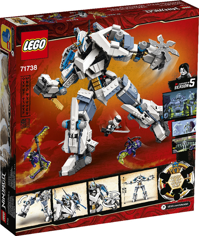 Lego Ninjago 71738 Битва с роботом Зейна - фото 3 - id-p226256682