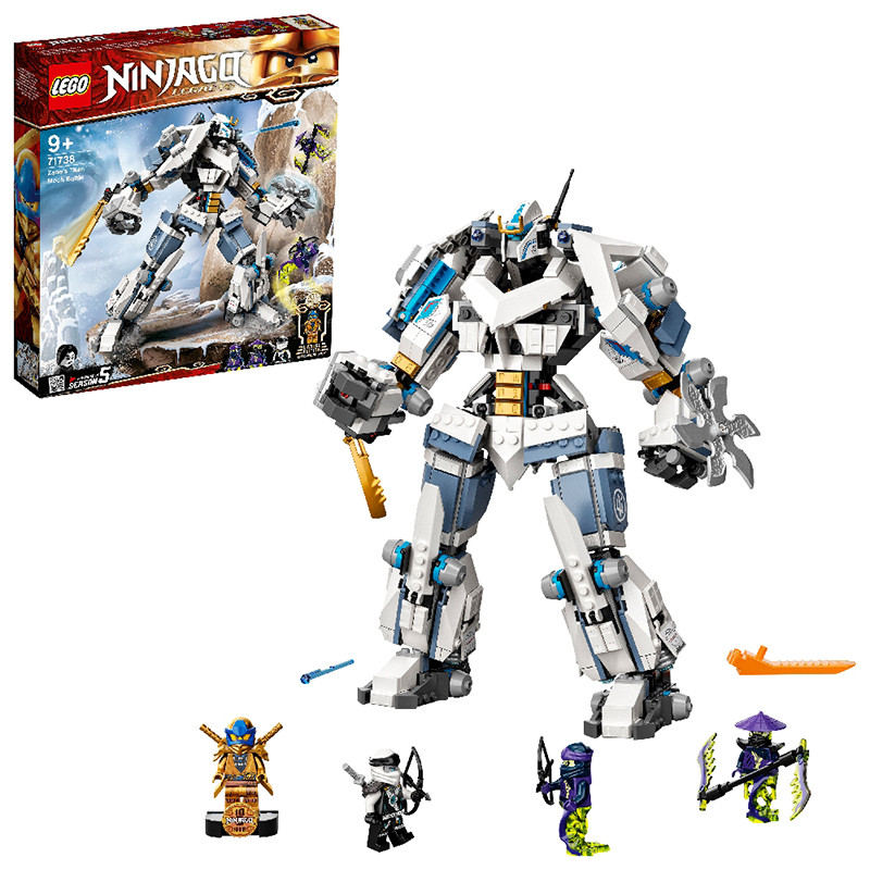 Lego Ninjago 71738 Битва с роботом Зейна - фото 5 - id-p226256682
