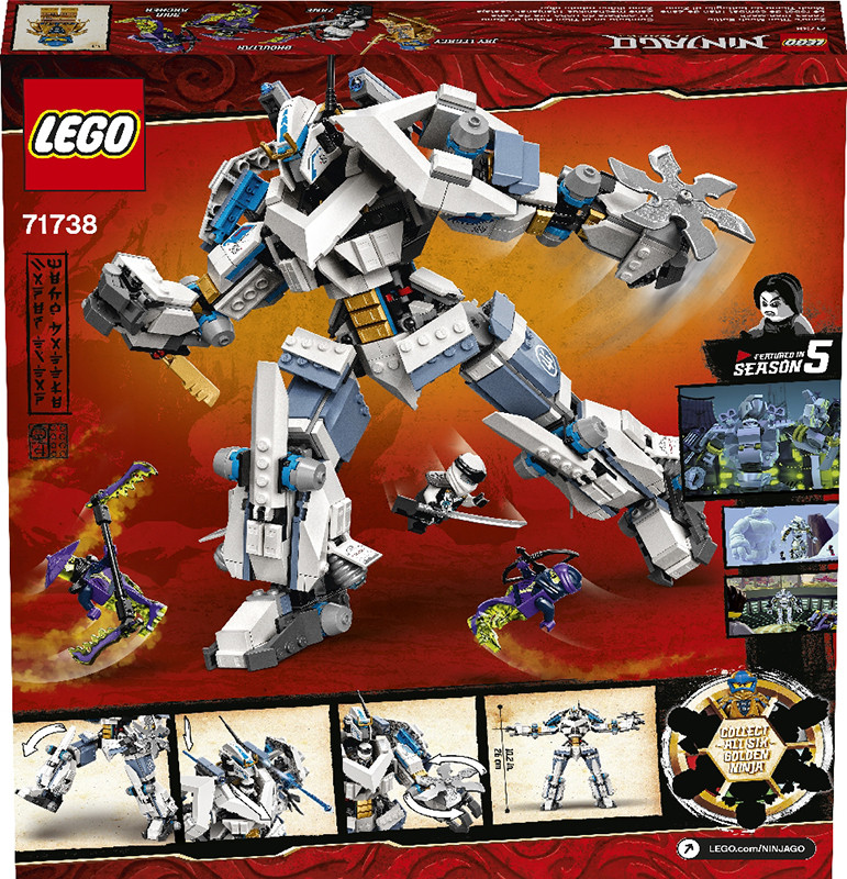 Lego Ninjago 71738 Битва с роботом Зейна - фото 6 - id-p226256682