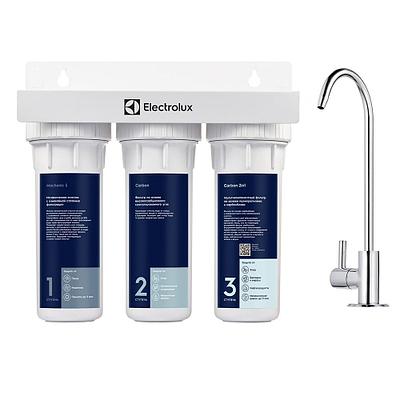 Трехступенчатая система очистки высоко хлорированной воды Electrolux AquaModule Carbon 2in1 Prof