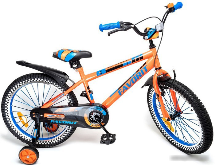 Детский велосипед Favorit Sport 20 SPT-20OR (оранжевый) - фото 1 - id-p226256928