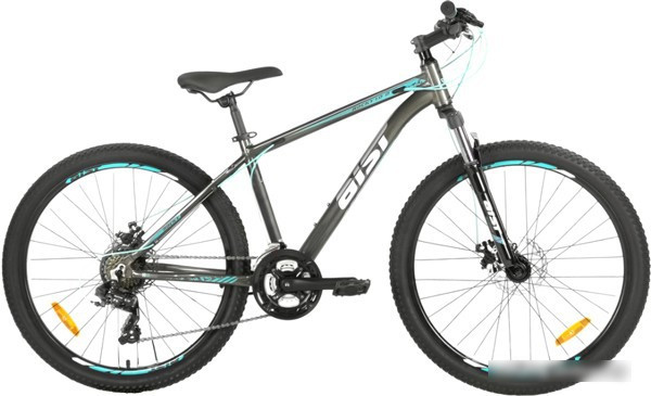 Велосипед AIST Rocky 1.0 Disc 26 р.16 2022 (серый/синий) - фото 1 - id-p226257045