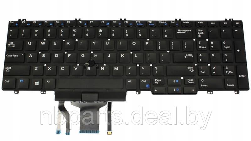 Клавиатура для ноутбука Dell Precision 17-7730, чёрная, с подсветкой, маленький Enter, RU - фото 1 - id-p135554242