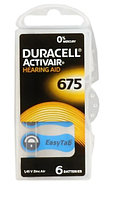 Батарейка воздушно-цинковая Duracell 675 AKTIVAIR BATERIE DO APA SLU 6BL