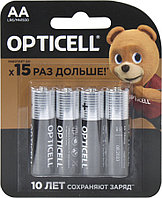 Элемент питания OPTICELL MN1500-4 (LR6) Size AA 1.5V щелочной (alkaline) уп.4 шт