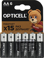 Элемент питания OPTICELL MN1500-6 (LR6) Size AA 1.5V щелочной (alkaline) уп.6 шт