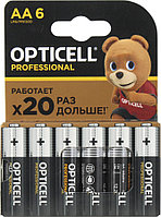 Элемент питания OPTICELL PROFESSIONAL MN1500-6 (LR6) Size AA 1.5V щелочной (alkaline) уп. 6 шт