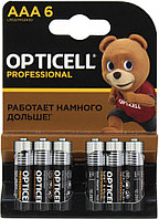 Элемент питания OPTICELL PROFESSIONAL MN2400-6 (LR03) Size AAA 1.5V щелочной (alkaline) уп. 6 шт