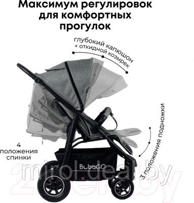 Детская прогулочная коляска Bubago Sorex / BG 107-4 - фото 7 - id-p226259700