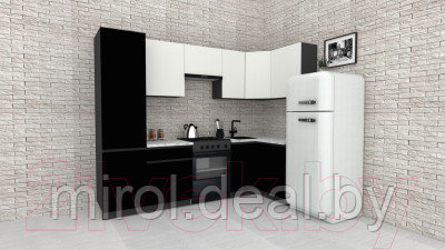 Готовая кухня ВерсоМебель Эко-8 1.2x2.7 правая - фото 2 - id-p226259785