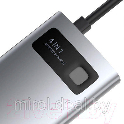 USB-хаб Baseus Metal Gleam Series / CAHUB-CY0G - фото 9 - id-p226259961