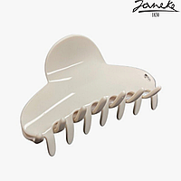Заколка Janeke Hair clip Светло бежевый 100мм
