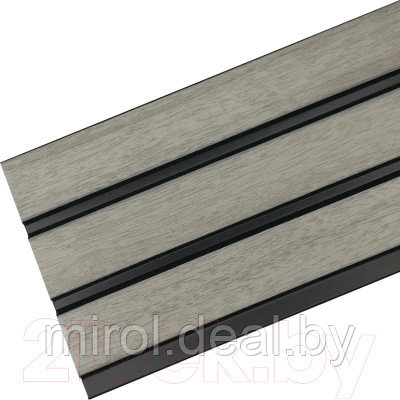 Реечная панель Grace ПВХ 3D RAIL Ясень серый - фото 1 - id-p226260408