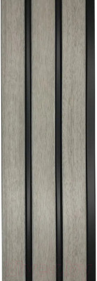 Реечная панель Grace ПВХ 3D RAIL Ясень серый - фото 4 - id-p226260408