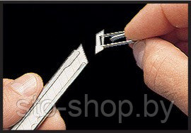 OLFA SVR-1 Нож сегментный нержавеющая сталь (AB-S) 9мм + 3 лезвия AB-S в комплекте - фото 3 - id-p32938022