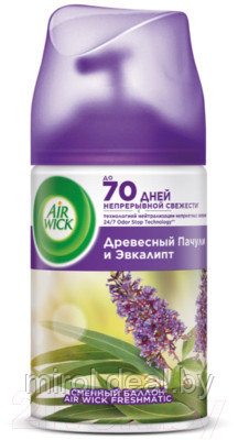 Сменный блок для освежителя воздуха Air Wick Pure 5 Эфирных Масел Древесный Пачули и Эвкалипт - фото 1 - id-p226261726