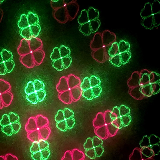 Лазерный проектор Mini Laser Stage Lighting YYC-4D. Цветы, лепестки и точки - фото 3 - id-p226265436