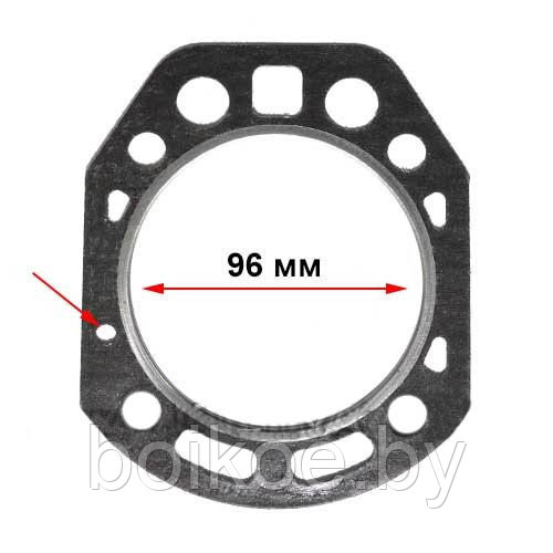 Прокладка ГБЦ двигателя R185 (96 мм) доп. канал