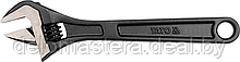 Ключ разводной черный 375мм, губки до 45мм "Yato" YT-2075