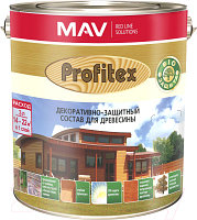 Защитно-декоративный состав MAV Profitex (10л, грецкий орех)