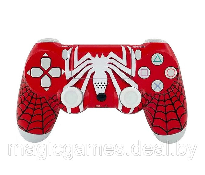 Геймпад DualShock 4 V2 Spider-Man (точная копия) - фото 1 - id-p226265773