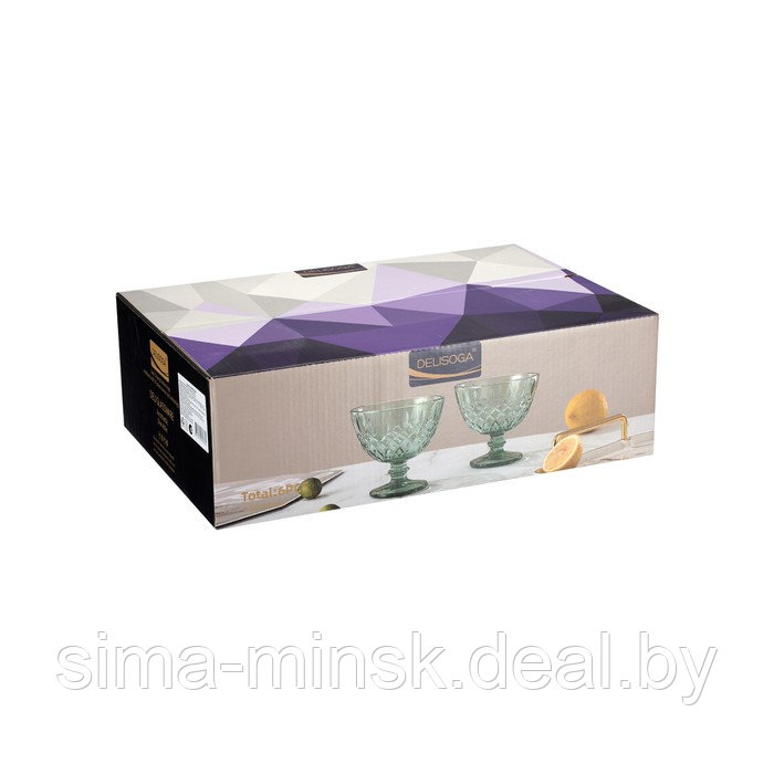 Набор креманок Delisoga Deli Glass, 300 мл, 6 шт - фото 3 - id-p226266657