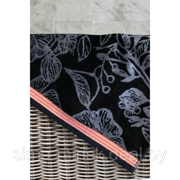 Полотенце Arya Home Dinis, размер 50x90 см, цвет чёрный - фото 4 - id-p226266795