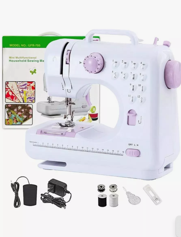 Швейная машинка электрическая с педалью Sewing Machine FHSM-505 - фото 10 - id-p204729962