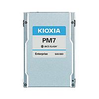 SSD KIOXIA KPM71RUG3T84 PM7-R, 3840GB, 2.5" 15mm, SAS 24G, TLC, R/W 4200/3650 MB/s, IOPs 720K/155K, TBW 7008,